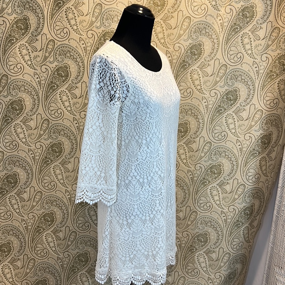 DIVIDED by H&M Lace Mini Dress EUC SZ 8 - Picture 2 of 7